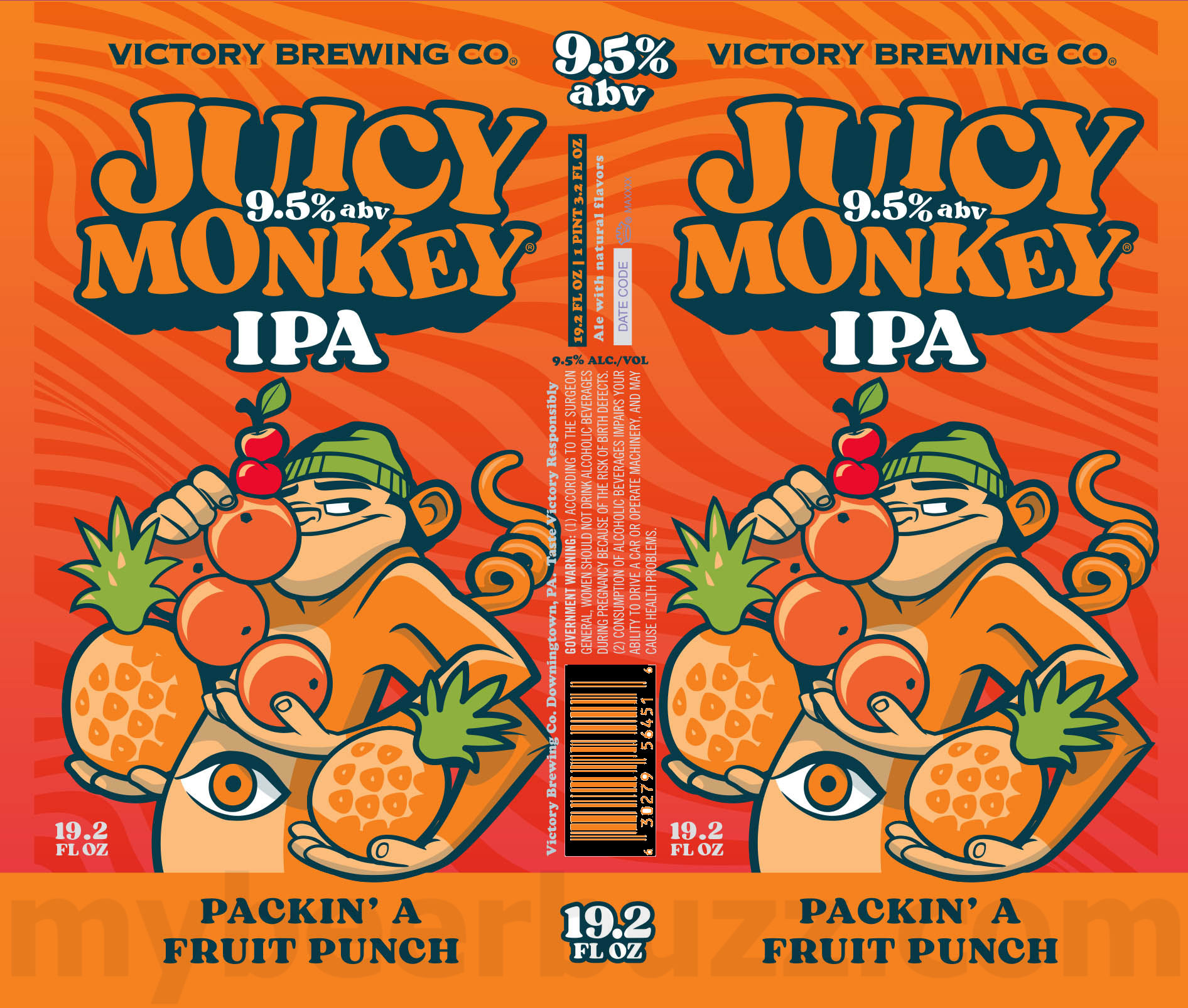 Victory Updating Golden Monkey, Sour Monkey & Juicy Monkey 17 apostMBB 1519
