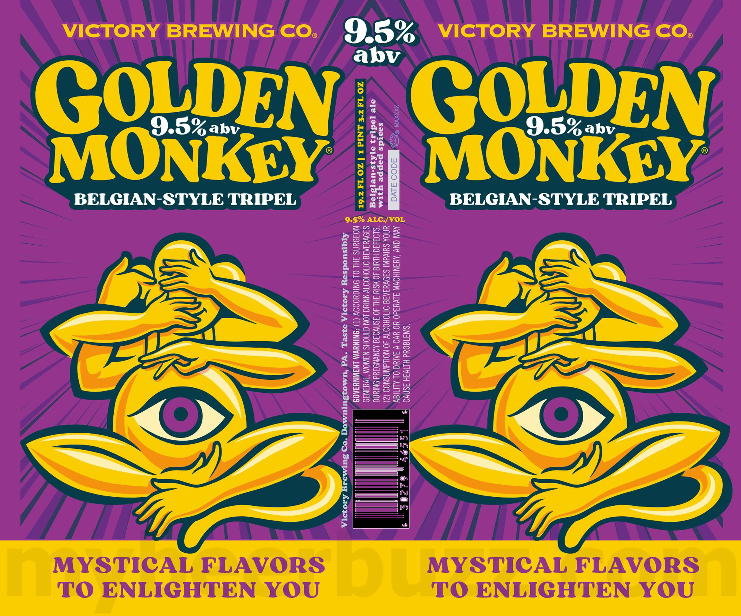 Victory Updating Golden Monkey, Sour Monkey & Juicy Monkey 22 apostMBB 1524