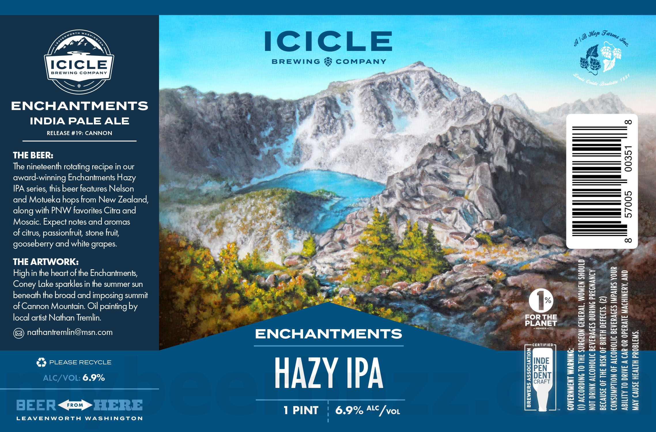 Icicle Brewing Adding Enchantments Release # 19 Cannon 8 apostMBB 1526