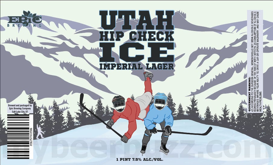 Epic Adding Pie & Beer Day Blueberry Cream Ale / Milk Stout / Utah Hip Check Ice 11 apostMBB 1533
