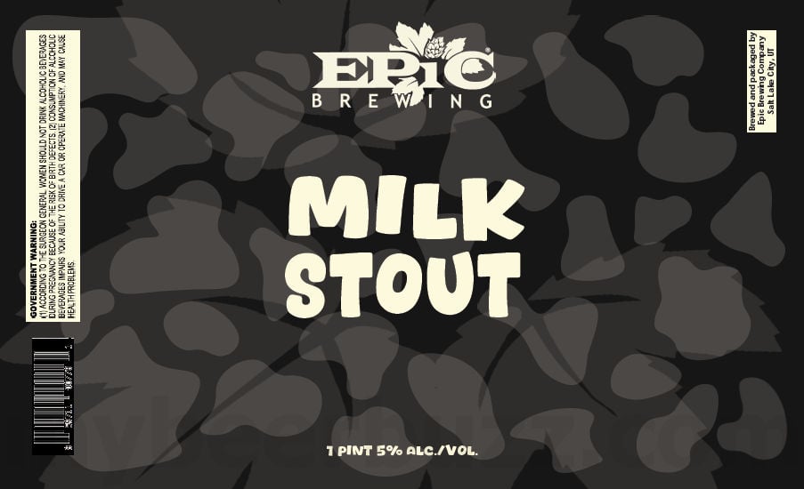 Epic Adding Pie & Beer Day Blueberry Cream Ale / Milk Stout / Utah Hip Check Ice 12 apostMBB 1534