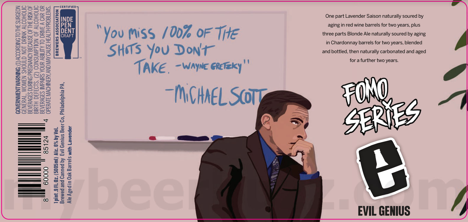 Evil Genius: You Miss 100% Of The Shots You Don’t Take–Wayne Gretzky–Michael Scott 8 apostMBB 1550