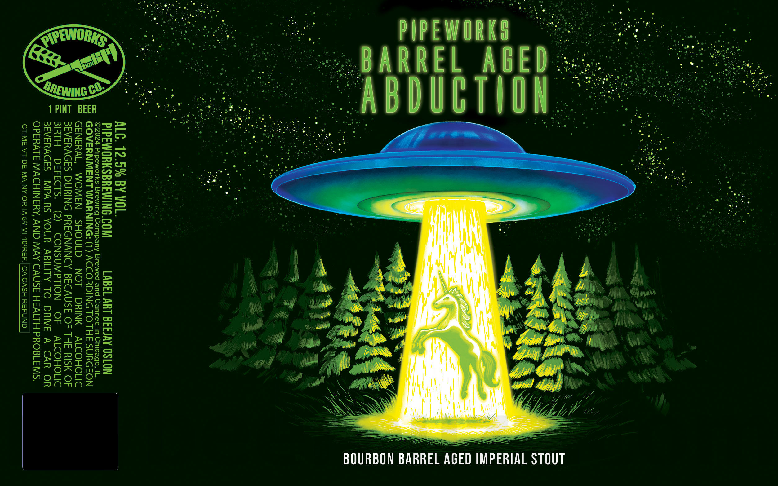Pipeworks Adding Cascade Smash, Bluetooth Squirrel & Barrel Aged Abduction Pipeworks Adding Cascade Smash, Bluetooth Squirrel & Barrel Aged Abduction