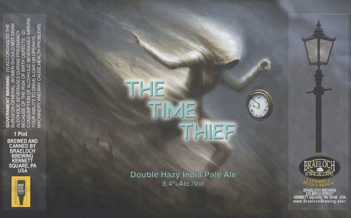 Braeloch Brewing Adding The Time Thief 8 apostMBB 1585