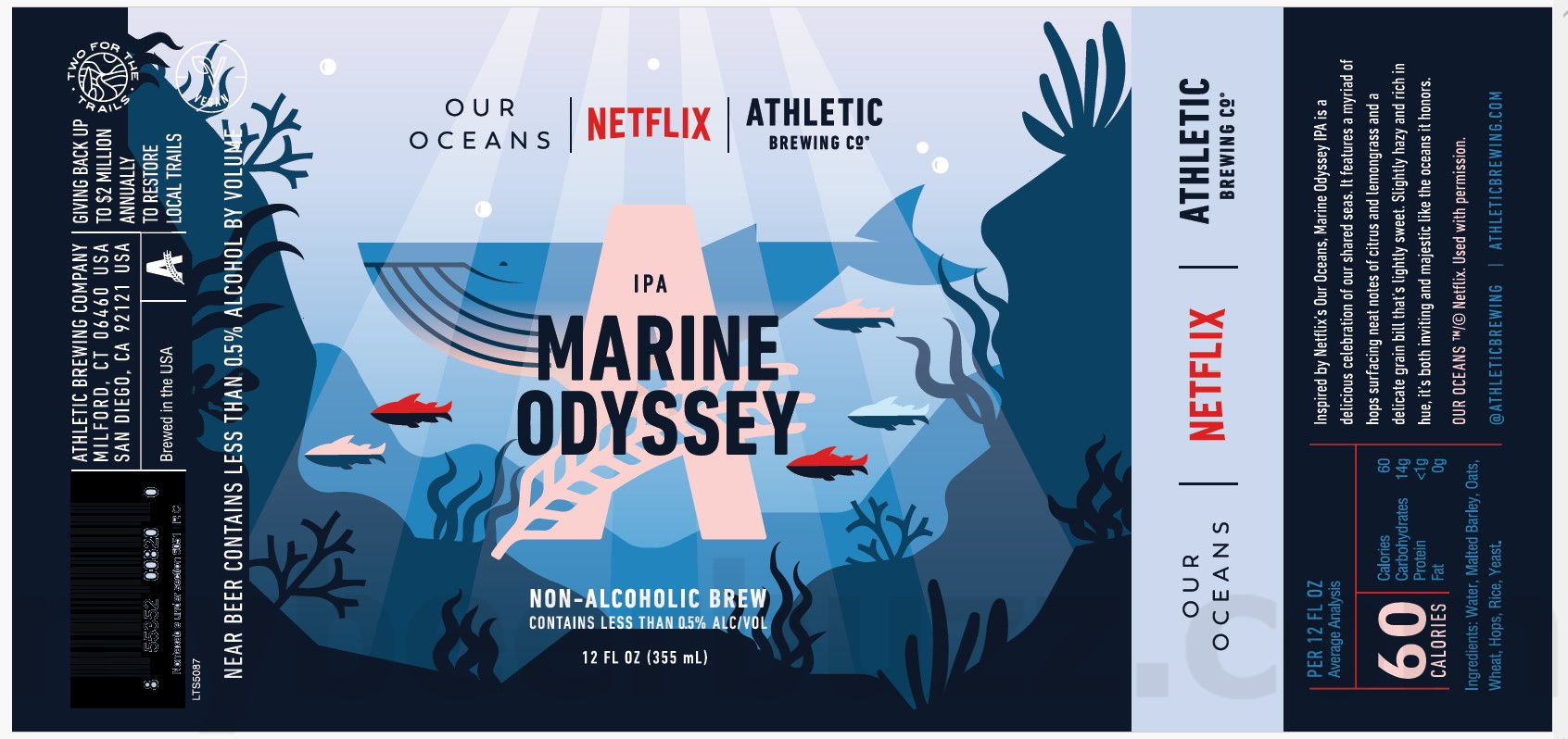 Athletic Brewing & Netflix Team Up For Marine Odyssey Athletic Brewing & Netflix Team Up For Marine Odyssey