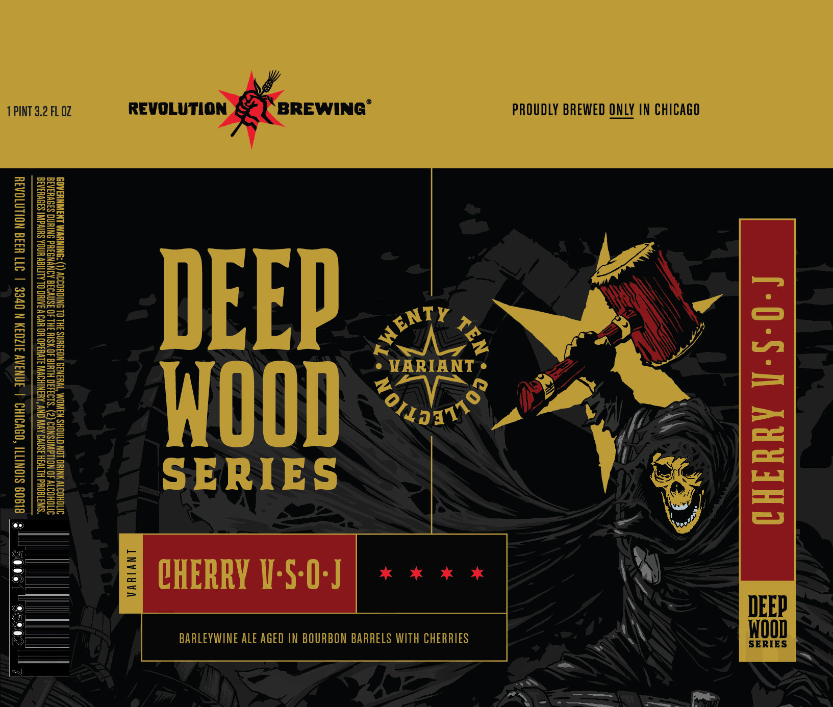 Revolution Brewing V.S.O.J & Cherry V.S.O.J. Coming To Deep Woods Series (Twenty Ten Variant Collection) Revolution Brewing V.S.O.J & Cherry V.S.O.J. Coming To Deep Woods Series (Twenty Ten Variant Collection)