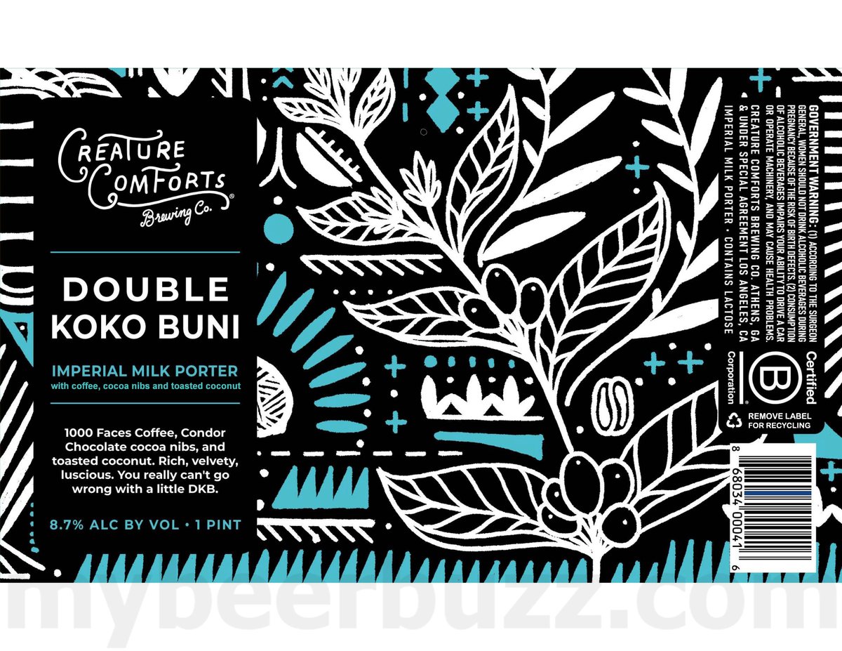 Creature Comforts Adding Twenty Mile Drive, Back To Bitter, Double Koko Buni & Endless Solo Collaboration 10 apostMBB 1603