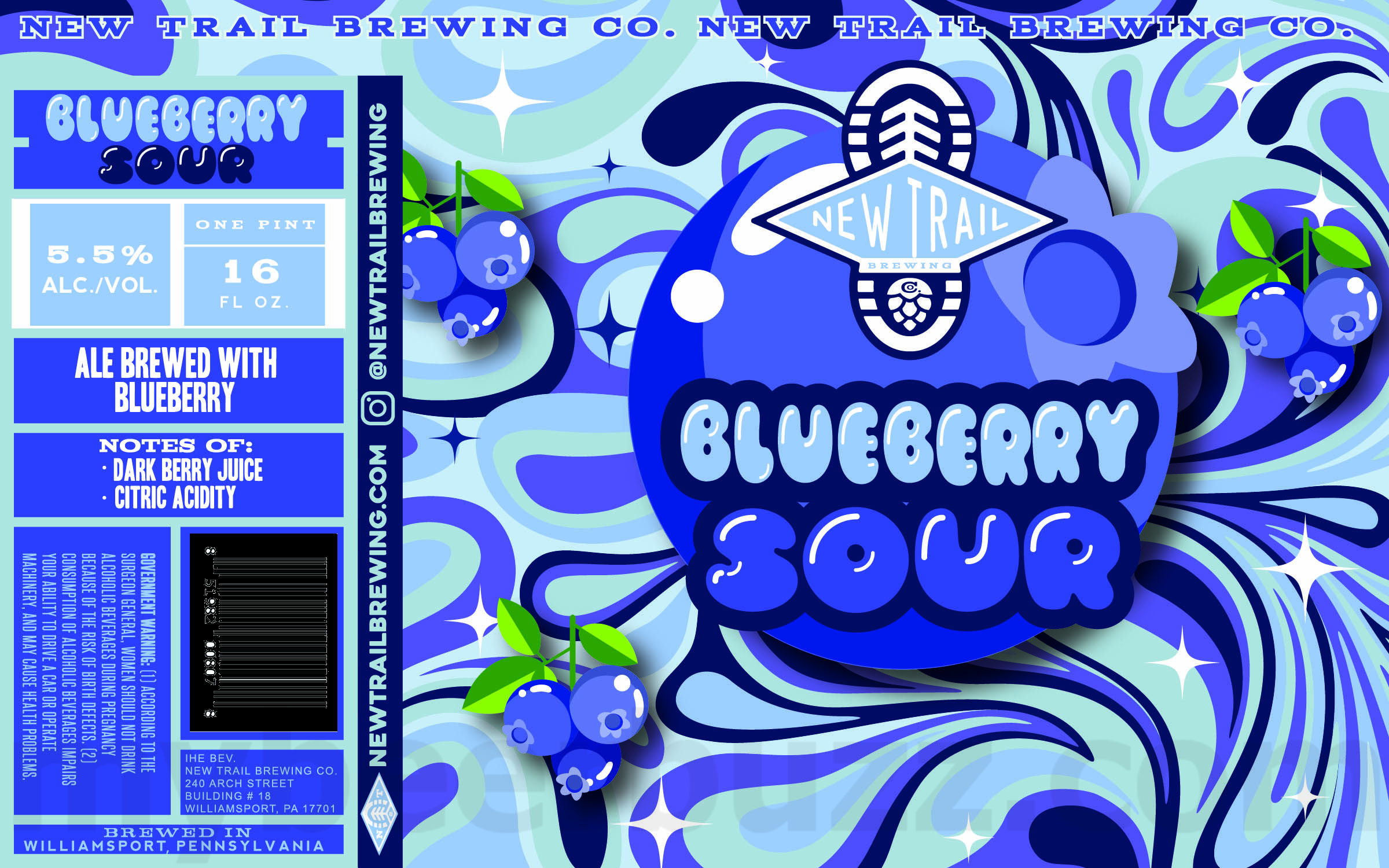 New Trail Working On Blueberry Sour New Trail Working On Blueberry Sour