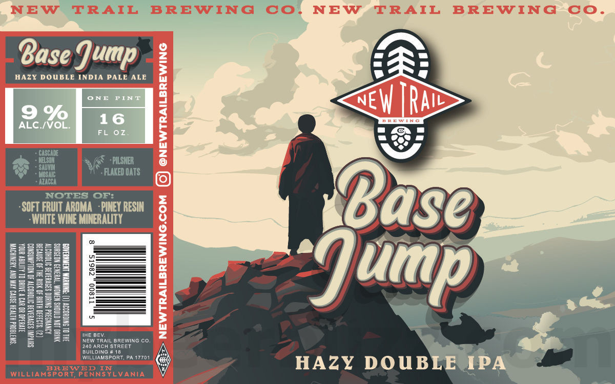 New Trail Working On Blueberry Sour, Trout Bitten, Vivid Glen, Trail Marker, 24/7, The Raven, No Worries, Non-Alcoholic Broken Heel, Moon Lit, Trail Tones, Tropical Fusion, Strawberry Cheesecake Cookie, Peanut Butter Cup Cookie, Talus Dry-Hopped Lazy River Pils, Cascade Dry-Hopped Lazy River Pils, Base Jump, Mosaic Broken Heels & Double Citrus Summit 27 apostMBB 1608