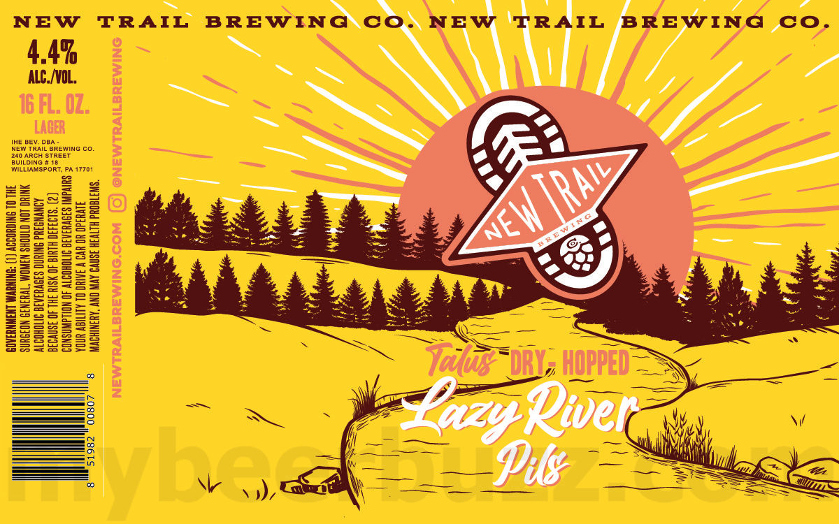 New Trail Working On Blueberry Sour, Trout Bitten, Vivid Glen, Trail Marker, 24/7, The Raven, No Worries, Non-Alcoholic Broken Heel, Moon Lit, Trail Tones, Tropical Fusion, Strawberry Cheesecake Cookie, Peanut Butter Cup Cookie, Talus Dry-Hopped Lazy River Pils, Cascade Dry-Hopped Lazy River Pils, Base Jump, Mosaic Broken Heels & Double Citrus Summit 29 apostMBB 1610