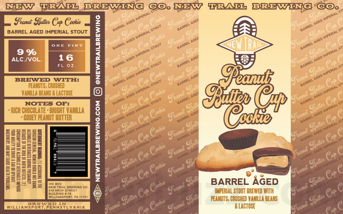 New Trail Working On Blueberry Sour, Trout Bitten, Vivid Glen, Trail Marker, 24/7, The Raven, No Worries, Non-Alcoholic Broken Heel, Moon Lit, Trail Tones, Tropical Fusion, Strawberry Cheesecake Cookie, Peanut Butter Cup Cookie, Talus Dry-Hopped Lazy River Pils, Cascade Dry-Hopped Lazy River Pils, Base Jump, Mosaic Broken Heels & Double Citrus Summit 30 apostMBB 1611