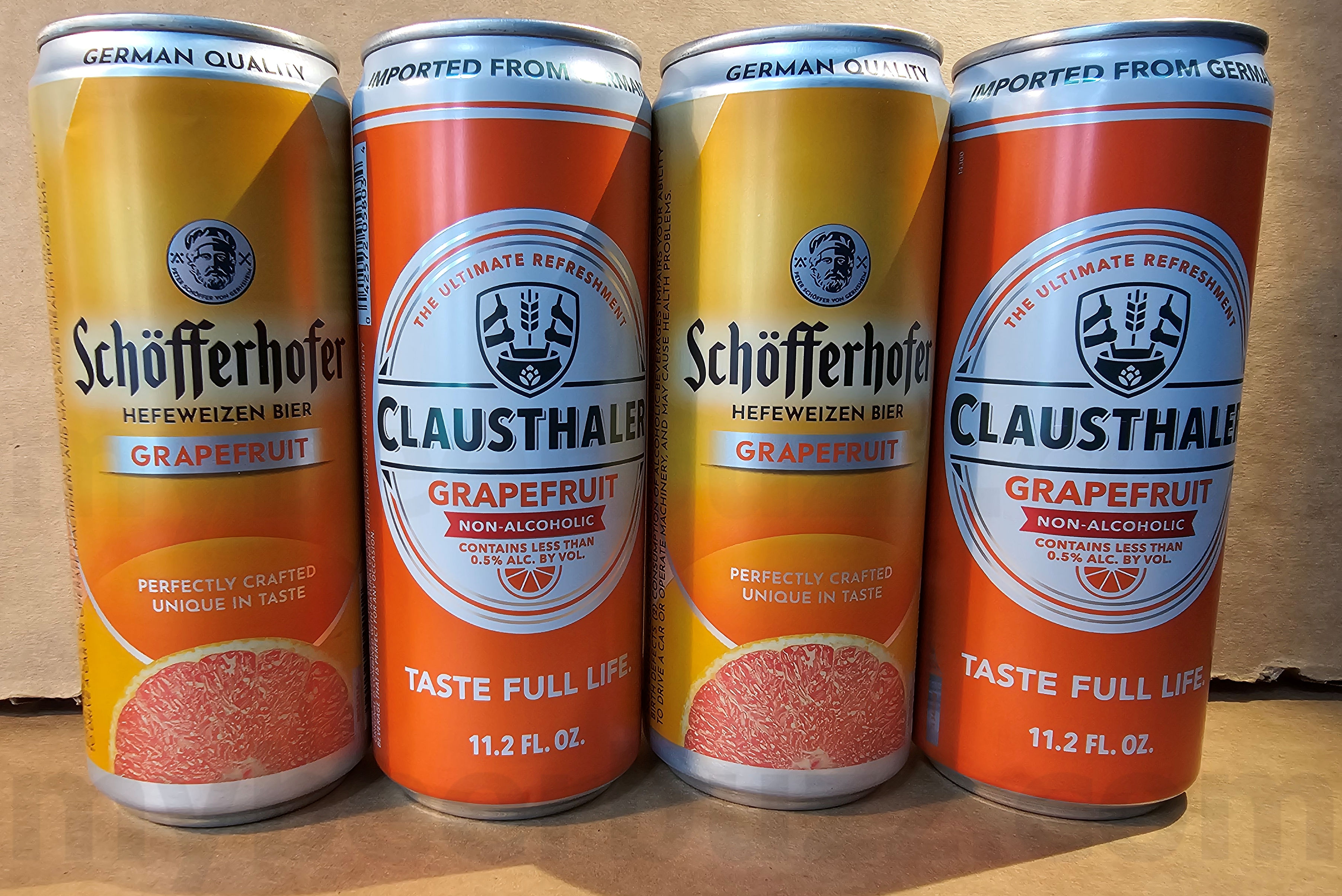 Mybeerbuzz .com Highlights Schöfferhofer Grapefruit Hefeweizen & Clausthaler Grapefruit Non-Alcoholic (Review) Mybeerbuzz .com Highlights Schöfferhofer Grapefruit Hefeweizen & Clausthaler Grapefruit Non-Alcoholic (Review)