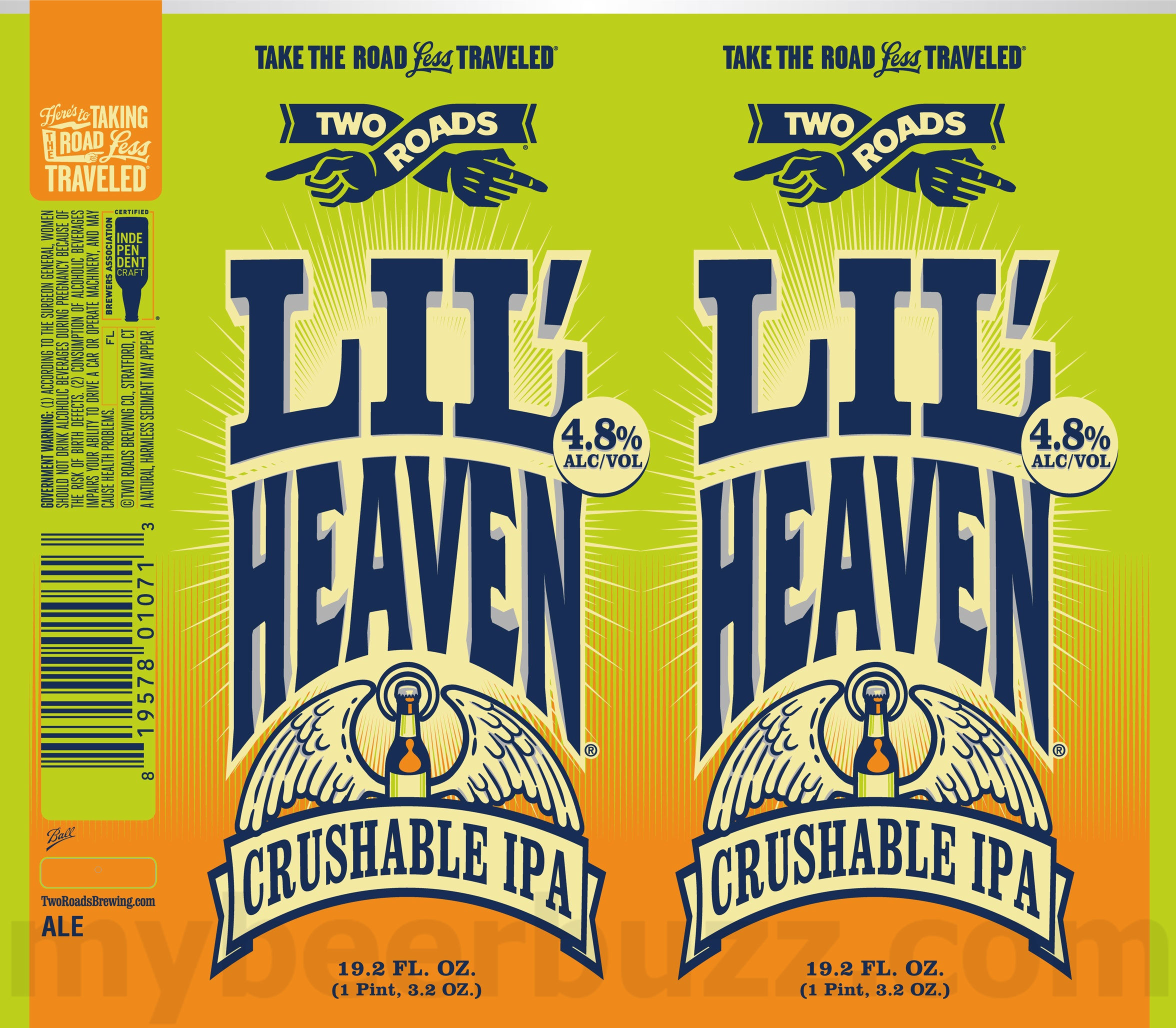 Two Roads Lil’ Heaven Crushable IPA Coming To 19.2oz Cans Two Roads Lil’ Heaven Crushable IPA Coming To 19.2oz Cans