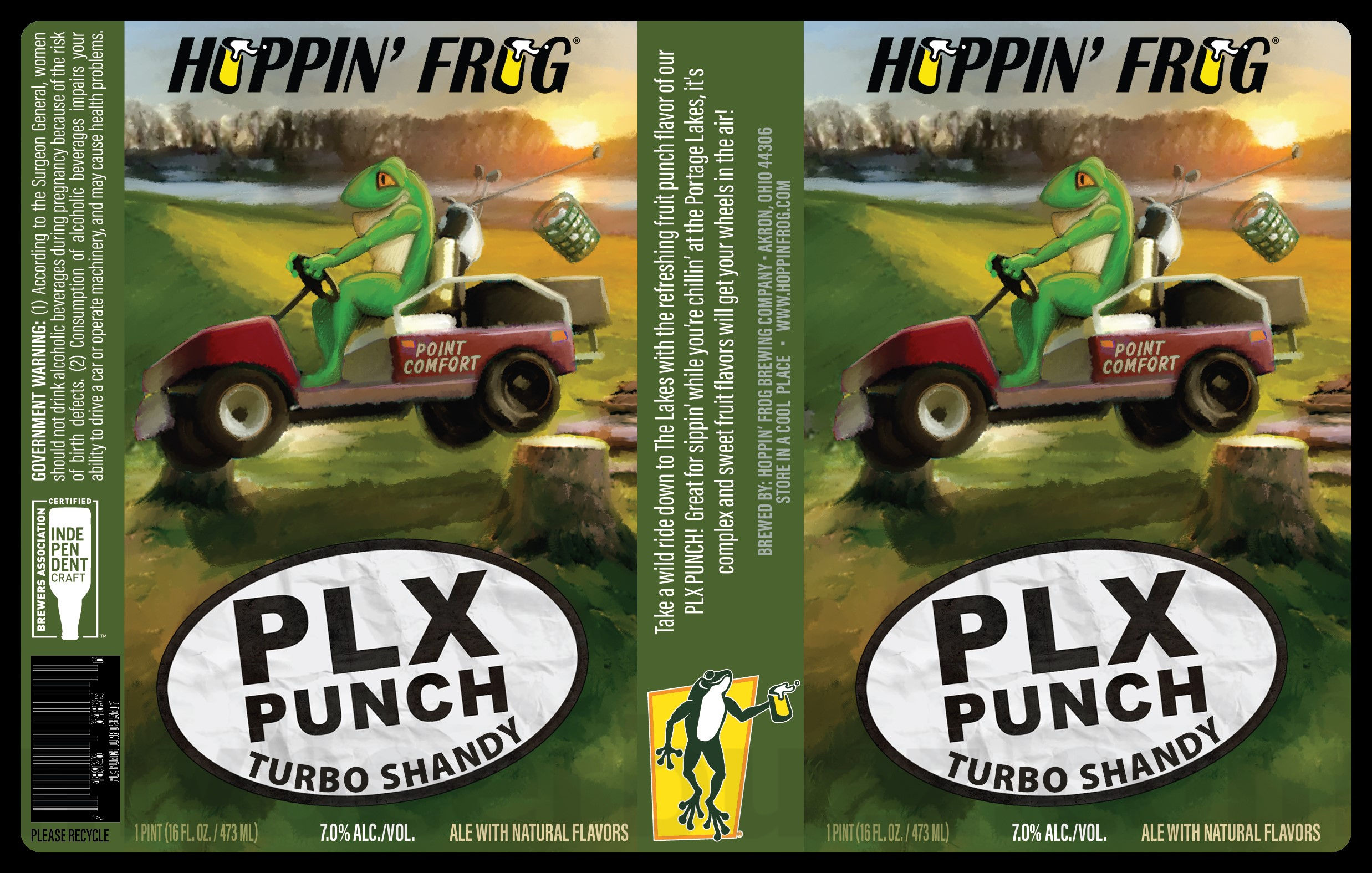Hoppin’ Frog & Rotary Camp Team Up For Smashing Century Ale / Lily Pad Pilsner / PLX Punch Turbo Shandy 9 apostMBB 1648