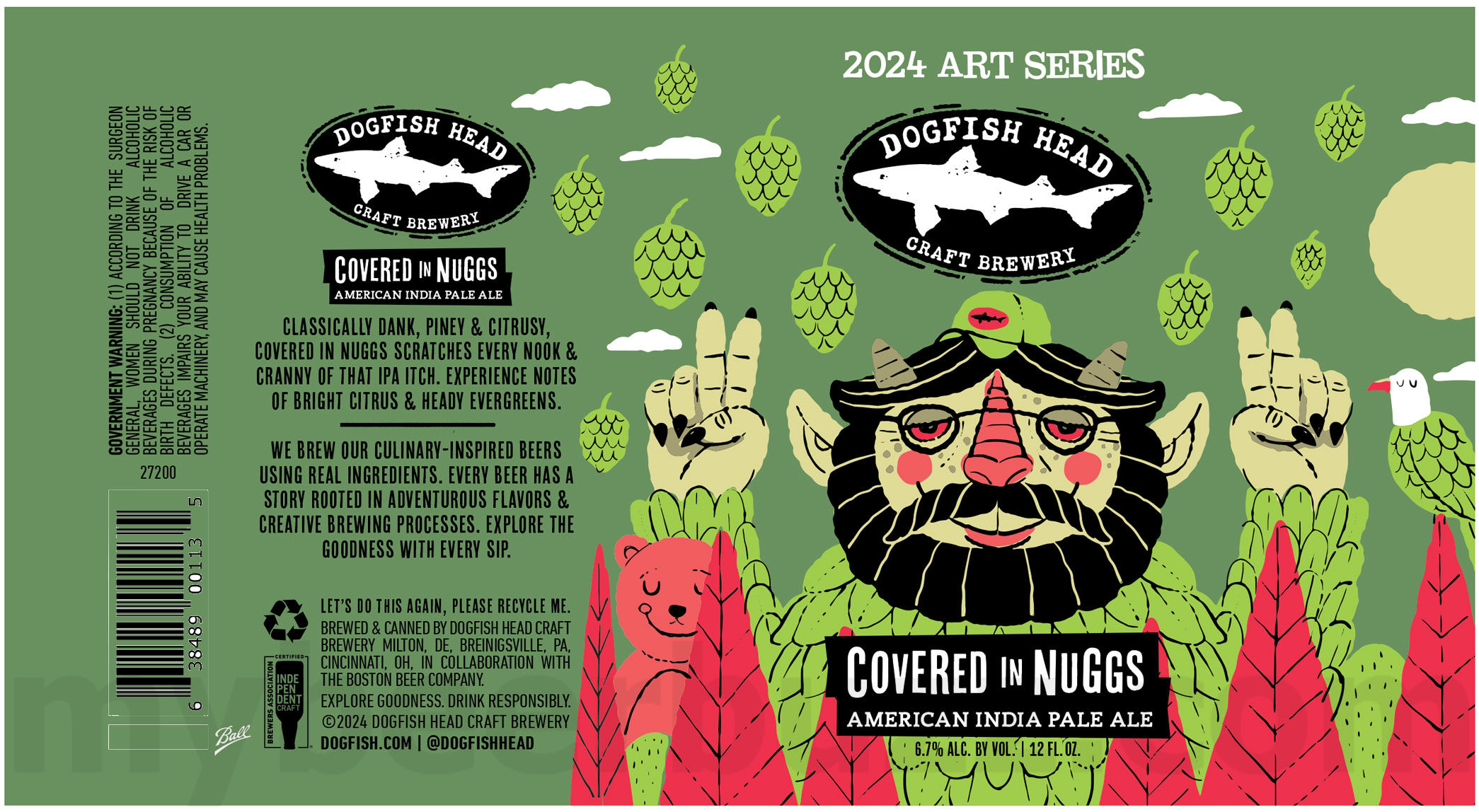 Dogfish Head Covered In Nuggs Coming To 2024 Art Series Dogfish Head Covered In Nuggs Coming To 2024 Art Series