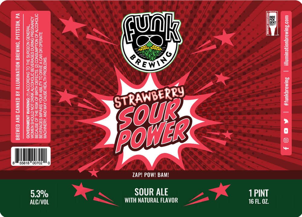 Funk Brewing Adding Bikes! Peach Shandy, Grape Shandy, Lemon Shandy, Watermelon Sour Power, Funk Local 99, Strawberry Sour Power, Bikes! Rocket Pop, Blueberry Sour Power, Triple Citrus, ¡Viva!, Hyperviolent Birthday Brew & Patriotic Shandy 19 apostMBB 1694