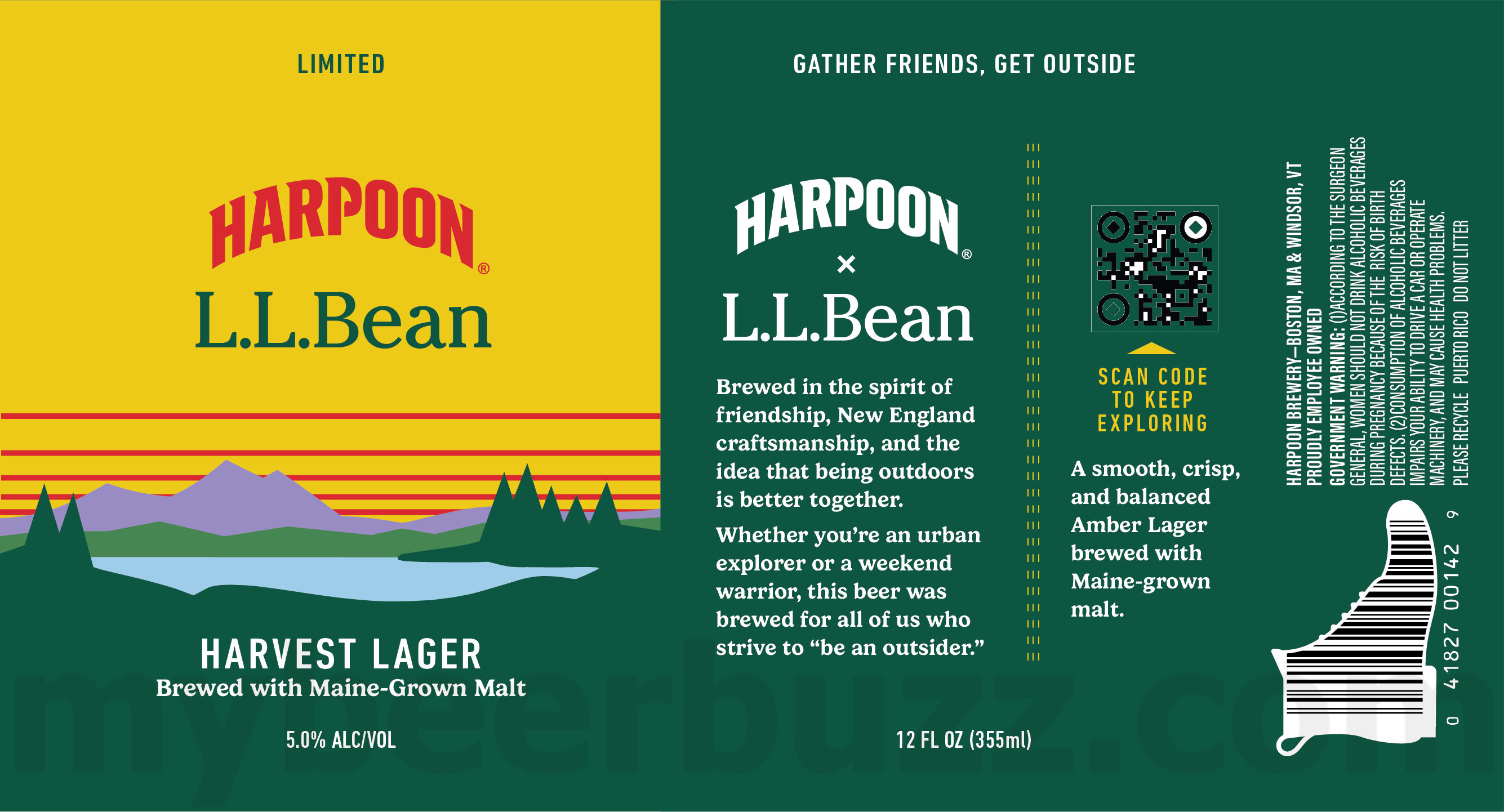 Harpoon & L.L. Bean Team Up For Harvest Lager Harpoon & L.L. Bean Team Up For Harvest Lager