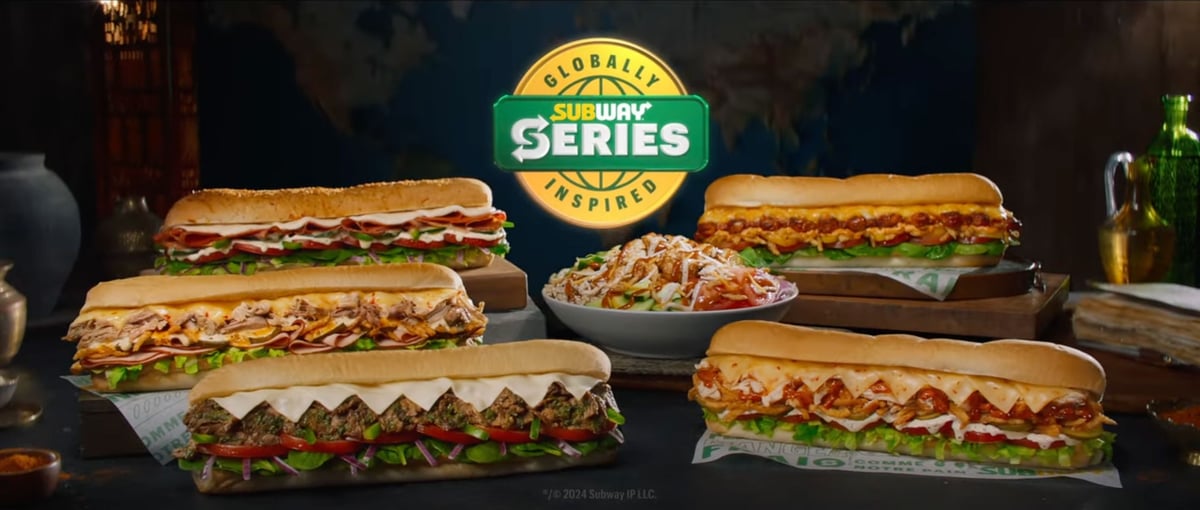 Subway® Canada is Launching an All-New Globally Inspired Menu, Taking the Nation on a Taste Adventure as Part of the Subway Series 8 apostMBB 1717