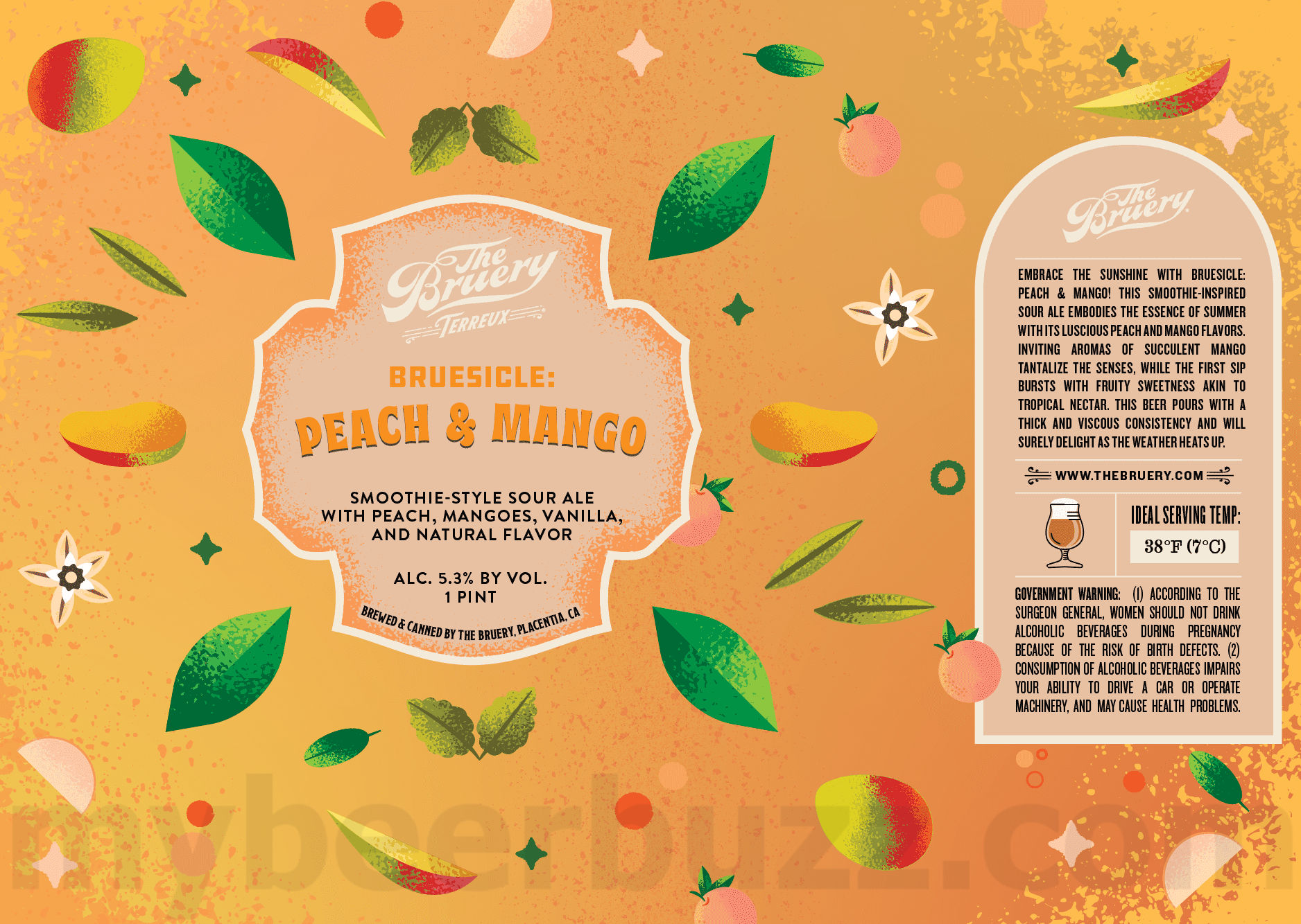 Bruery Terreux Adding Bruesicle: Peach & Mango Bruery Terreux Adding Bruesicle: Peach & Mango