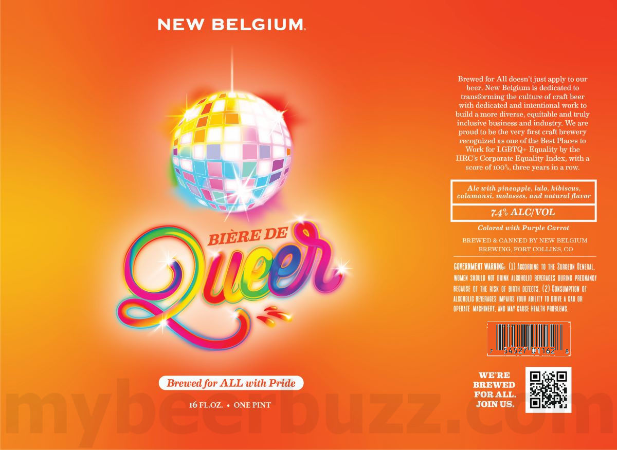 New Belgium Biére De Queer Returning For 2024 New Belgium Biére De Queer Returning For 2024