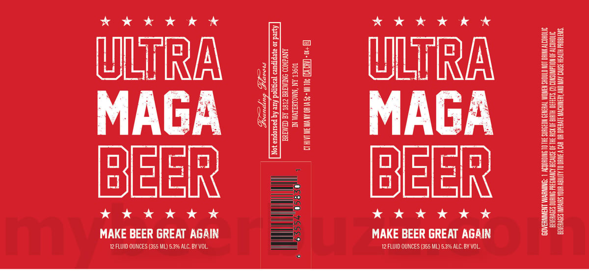 1812 Brewing Working On Ultra Maga Beer & Make America Great Again 1812 Brewing Working On Ultra Maga Beer & Make America Great Again