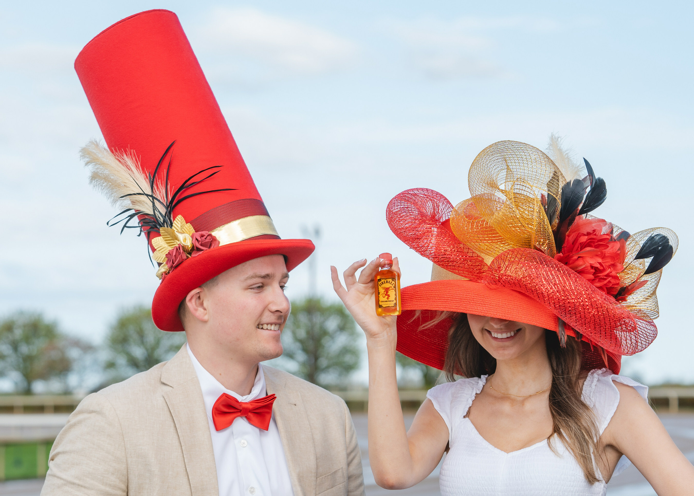Fireball Burns Traditions for Horse Racing's Biggest Event with Pair of Custom Hats 8 apostMBB 1752