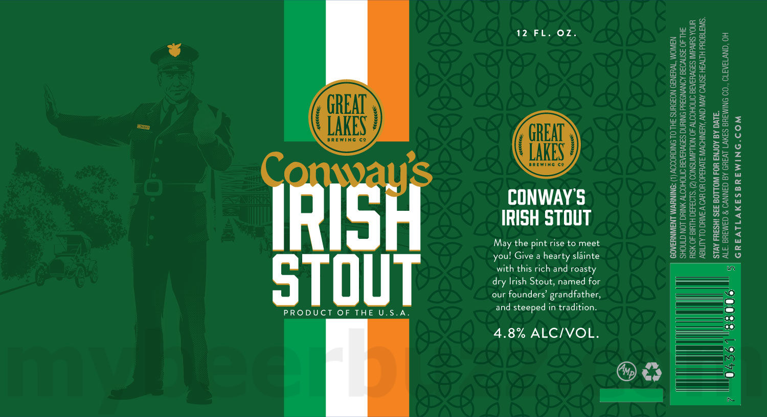 Great Lakes Adding Cold Rush Cans / 2024 Christmas Ale / 2024 Conway's Irish Ale 15 apostMBB 1763