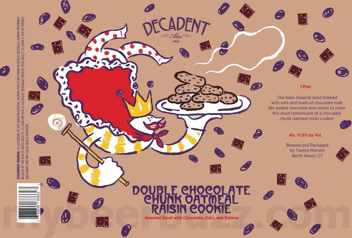 Decadent Ales Adding Double Chocolate Chunk Oatmeal Raisin Cookie Decadent Ales Adding Double Chocolate Chunk Oatmeal Raisin Cookie