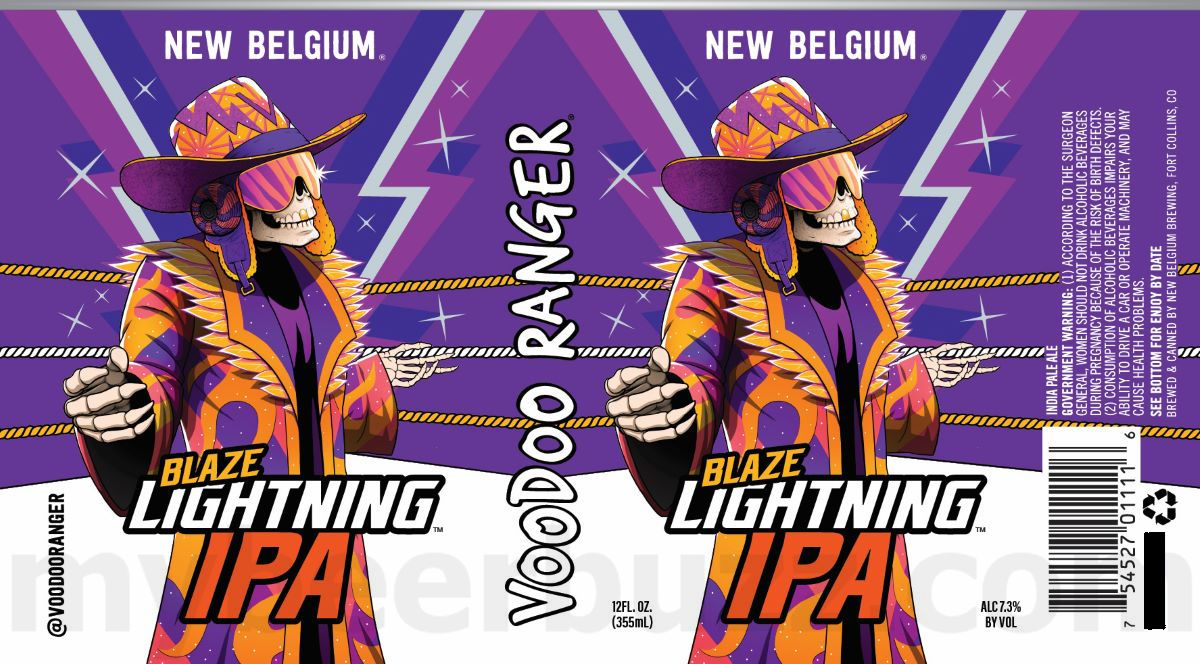 New Belgium Working On Voodoo Ranger Electric Thunderclap IPA & Voodoo Ranger Blaze Lightning IPA New Belgium Working On Voodoo Ranger Electric Thunderclap IPA & Voodoo Ranger Blaze Lightning IPA