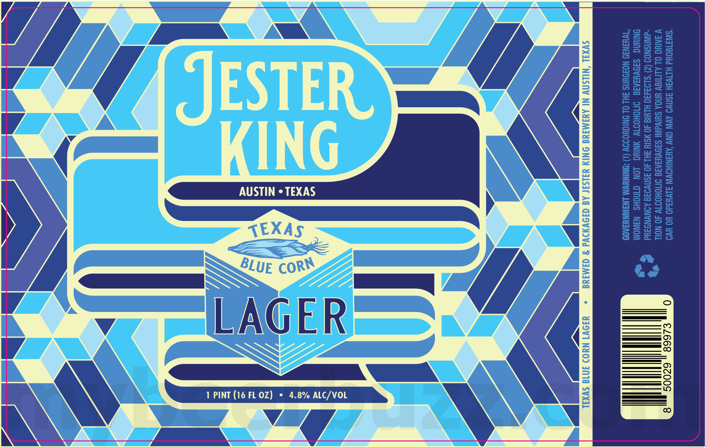 Jester King Adding Texas Blue Corn Lager Jester King Adding Texas Blue Corn Lager