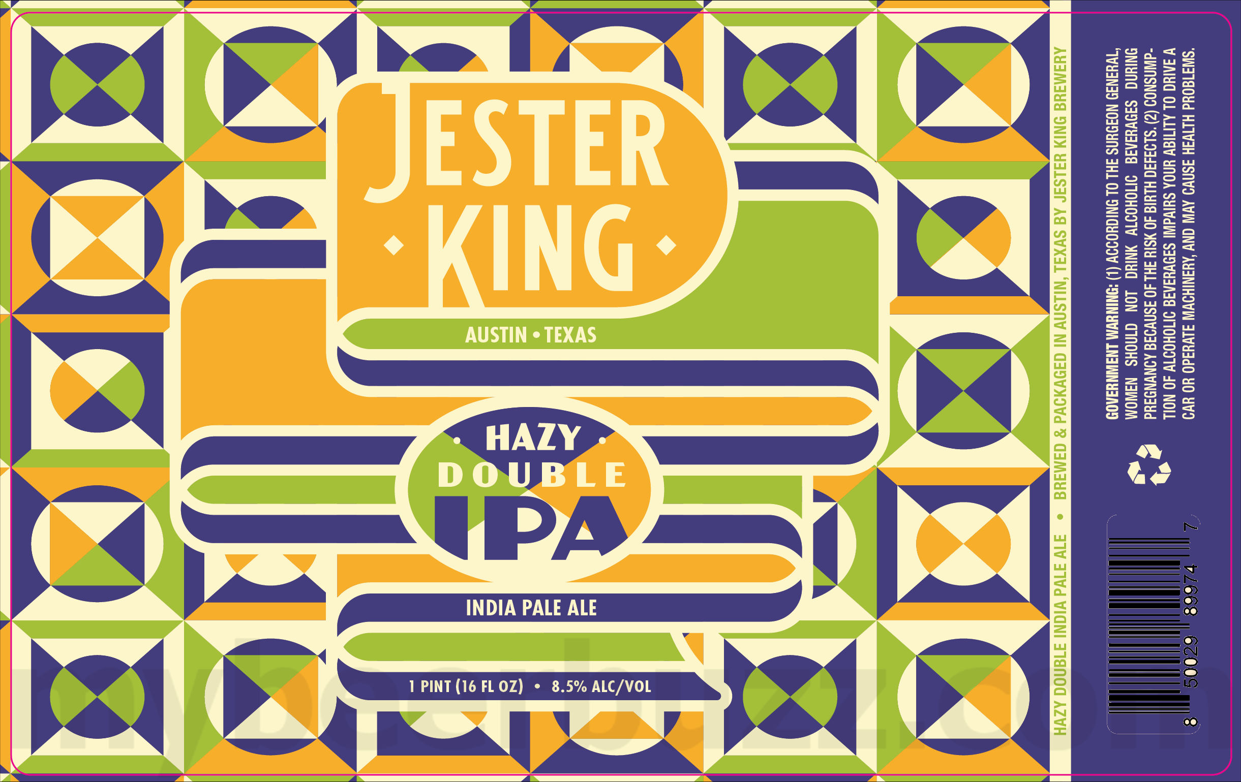 Jester King Adding Hazy Double IPA Cans Jester King Adding Hazy Double IPA Cans