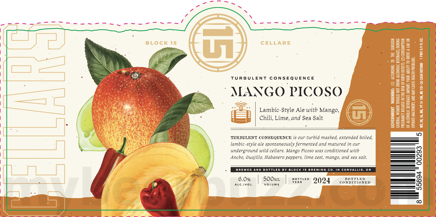 Block 15 Adding Turbulent Consequence Mango Picoso 8 apostMBB 1834