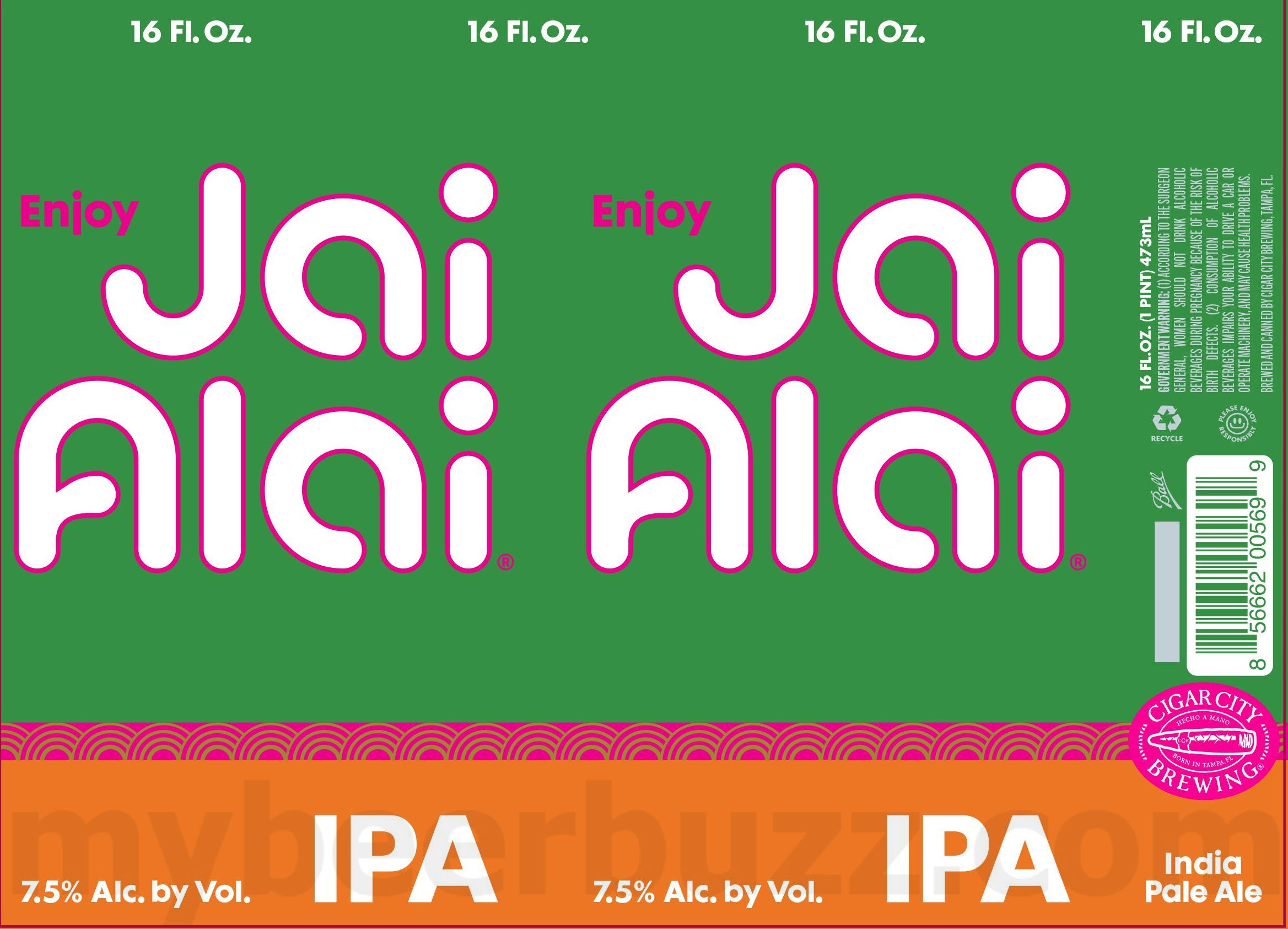Cigar City Updating Jai Alai IPA 10 apostMBB 1862
