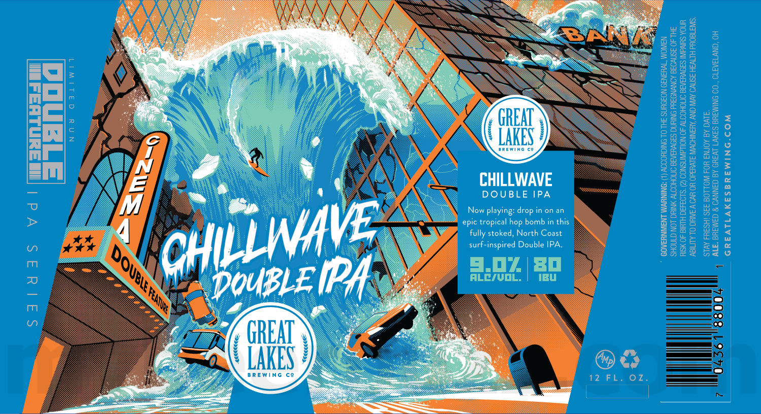 Great Lakes Brewing Co. Introduces Double Feature IPA Series / Chillwave 10 apostMBB 1863