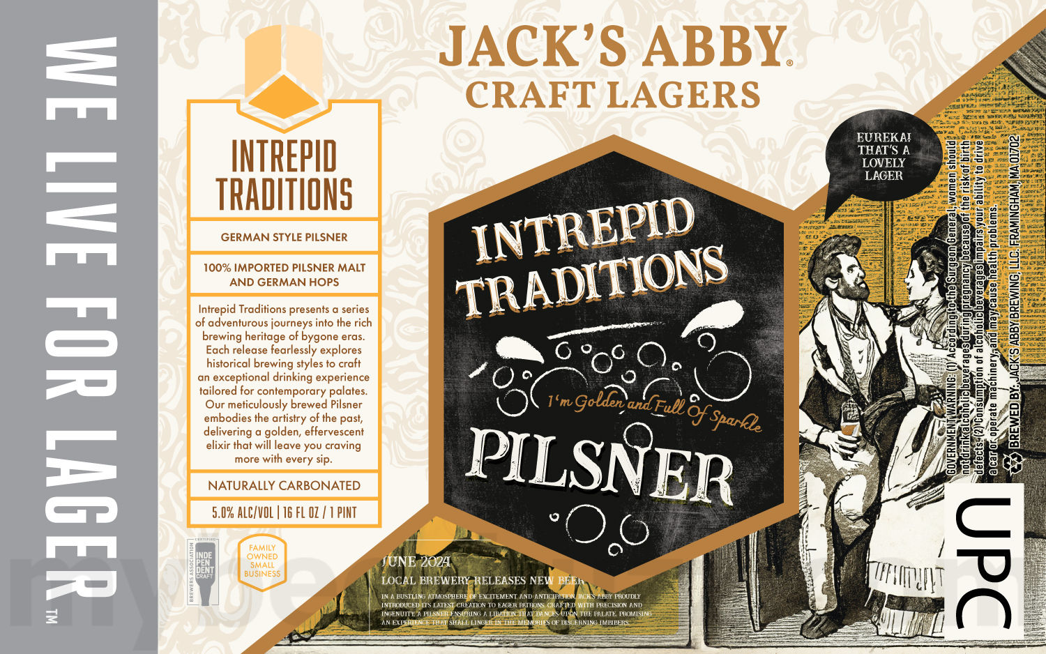Jack’s Abby Adding Intrepid Traditions Pilsner Jack’s Abby Adding Intrepid Traditions Pilsner