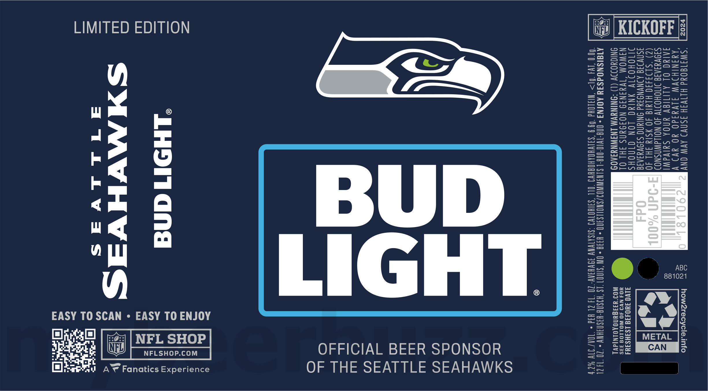Bud Light Reveals 2024 NFL Kickoff Cans 52 apostMBB 1870
