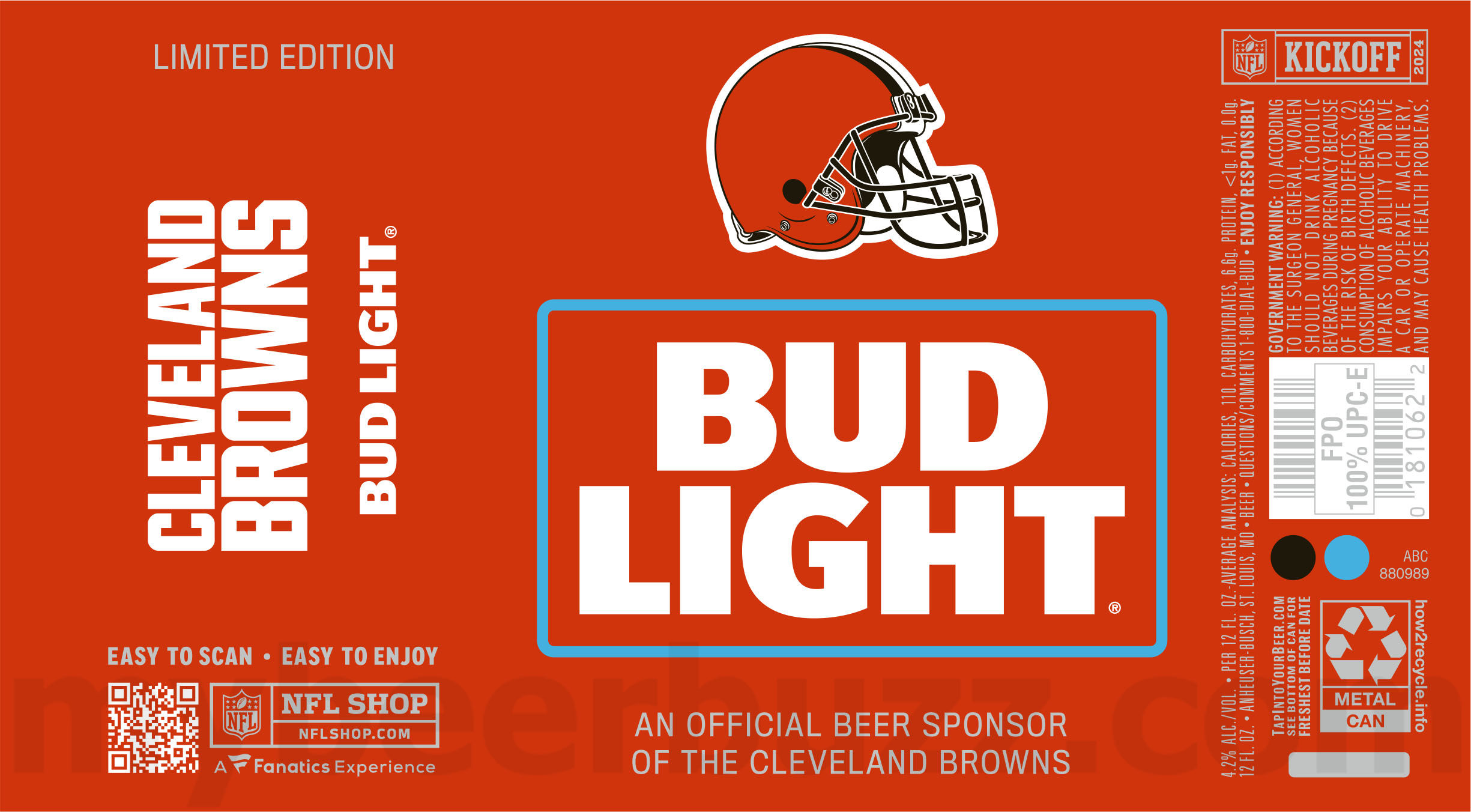 Bud Light Reveals 2024 NFL Kickoff Cans 59 apostMBB 1876