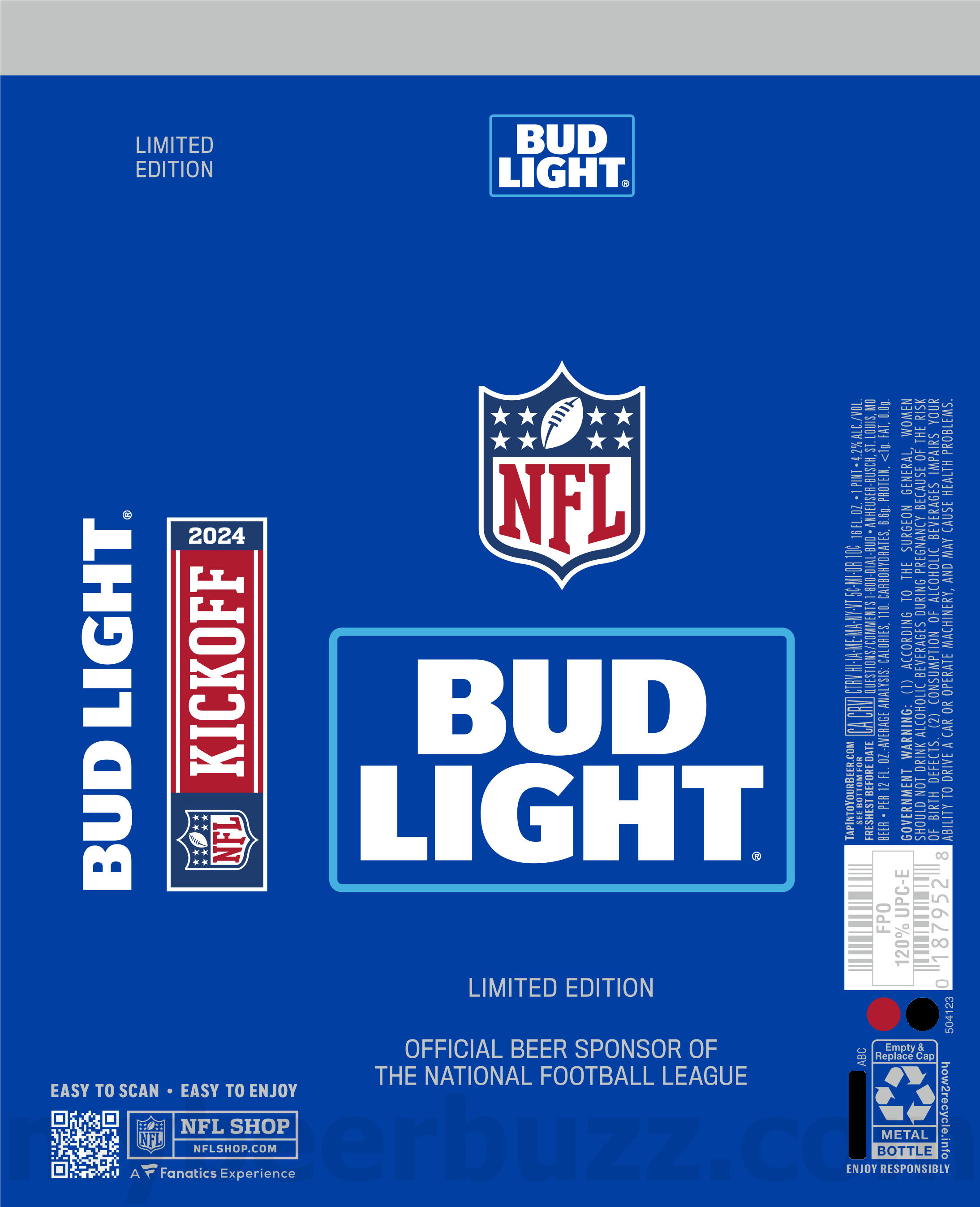 Bud Light Reveals 2024 NFL Kickoff Cans 62 apostMBB 1879