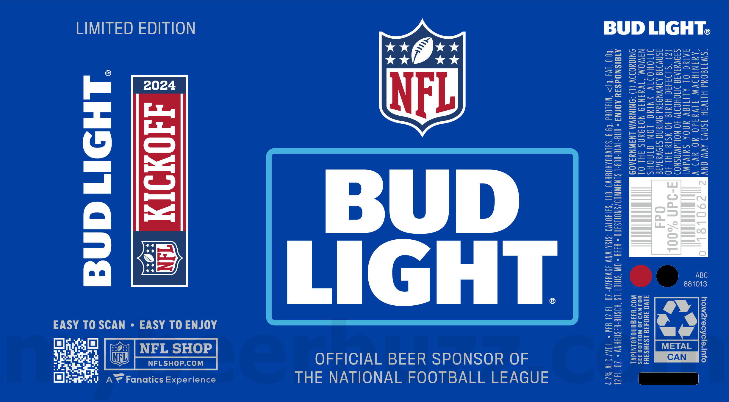 Bud Light Reveals 2024 NFL Kickoff Cans 64 apostMBB 1881