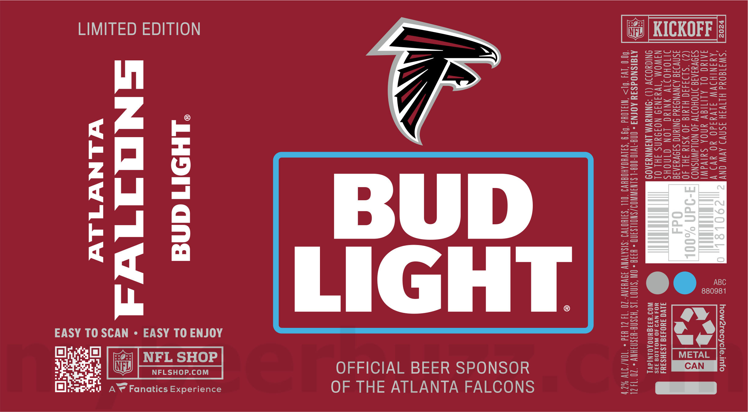 Bud Light Reveals 2024 NFL Kickoff Cans 65 apostMBB 1882