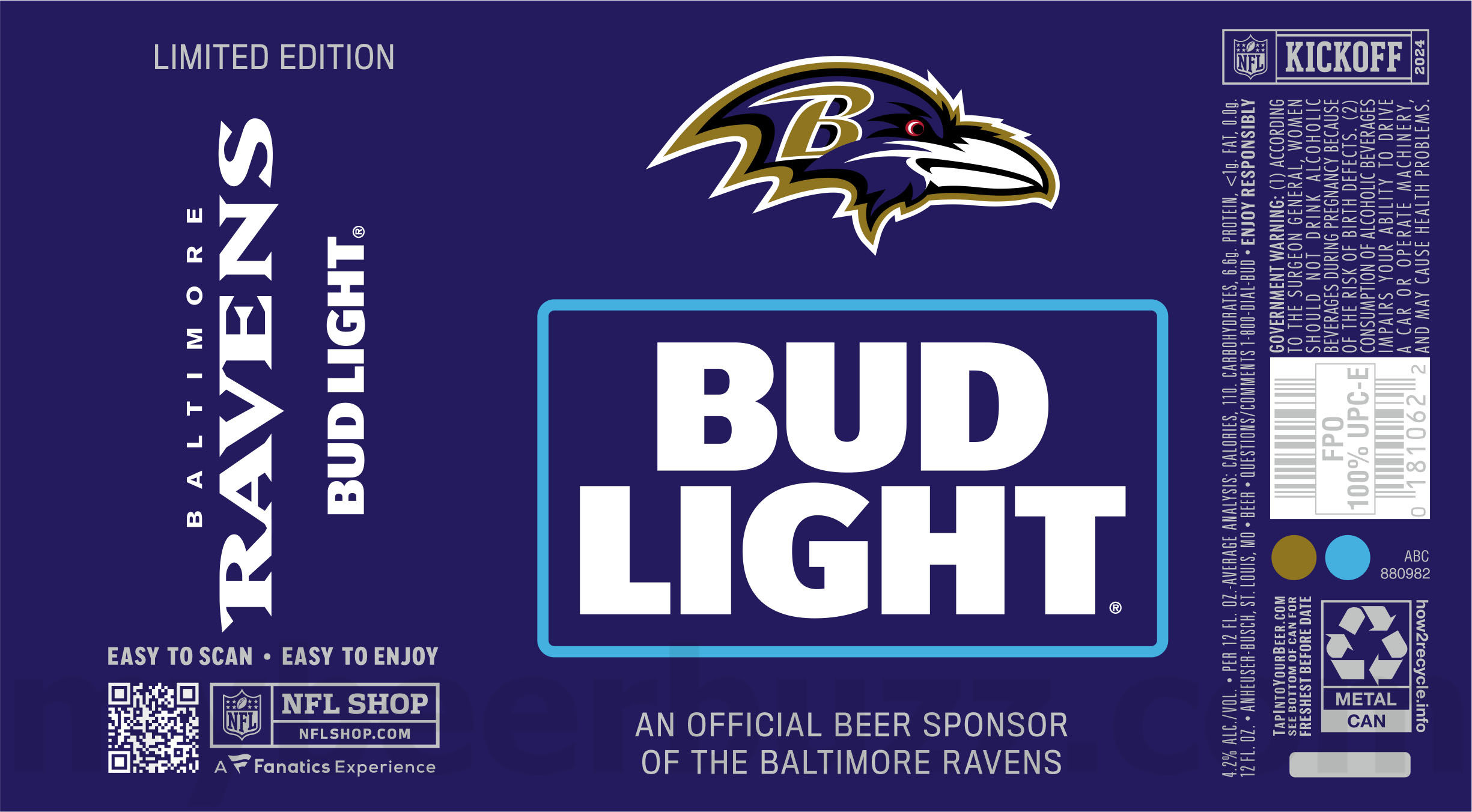 Bud Light Reveals 2024 NFL Kickoff Cans 67 apostMBB 1884