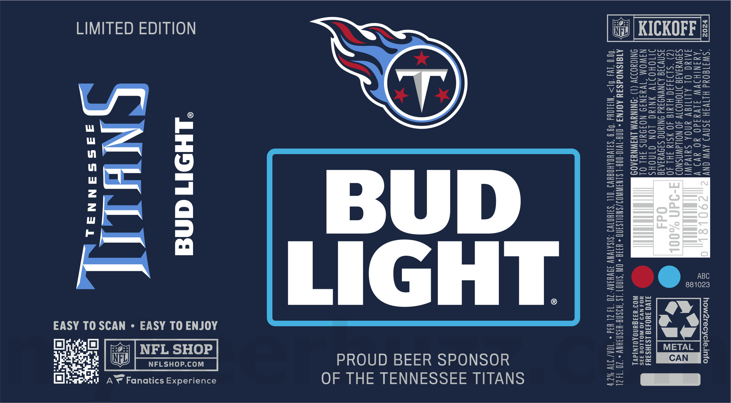 Bud Light Reveals 2024 NFL Kickoff Cans 68 apostMBB 1885