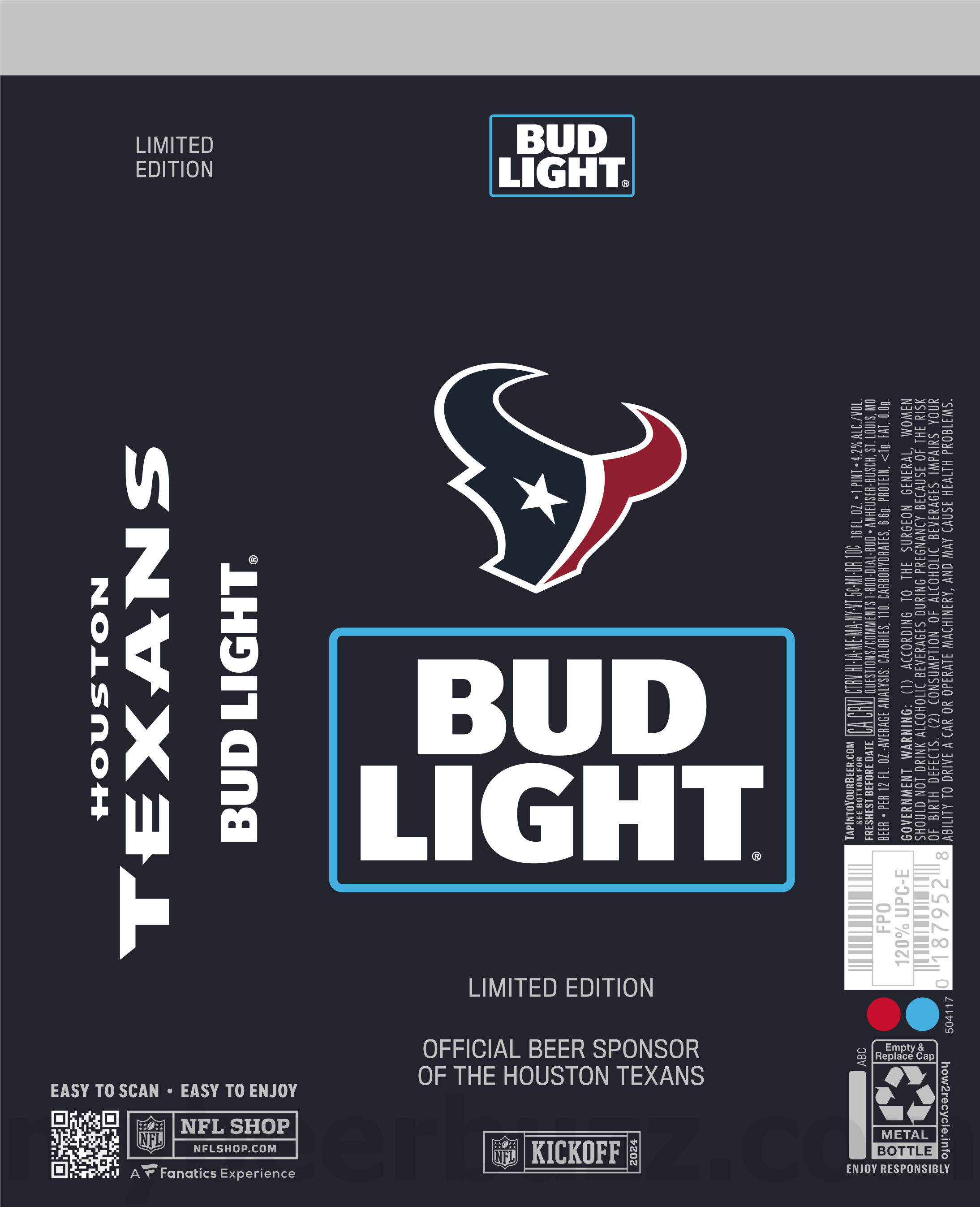 Bud Light Reveals 2024 NFL Kickoff Cans 72 apostMBB 1889