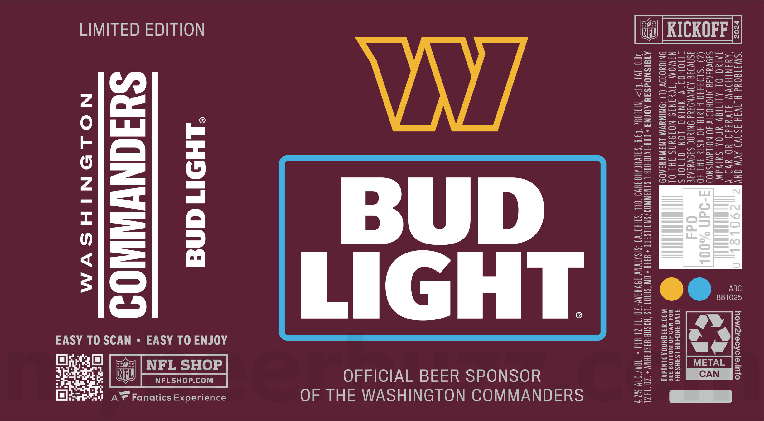 Bud Light Reveals 2024 NFL Kickoff Cans 74 apostMBB 1891