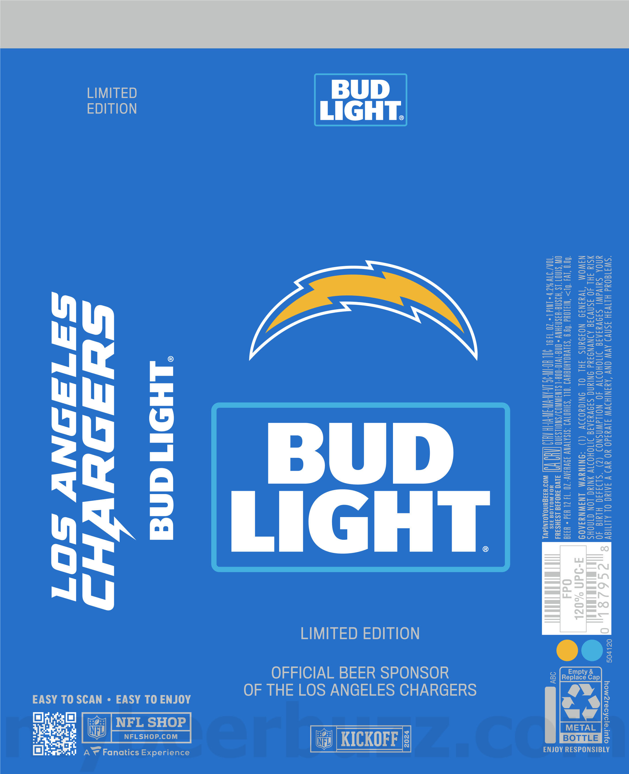 Bud Light Reveals 2024 NFL Kickoff Cans 77 apostMBB 1894