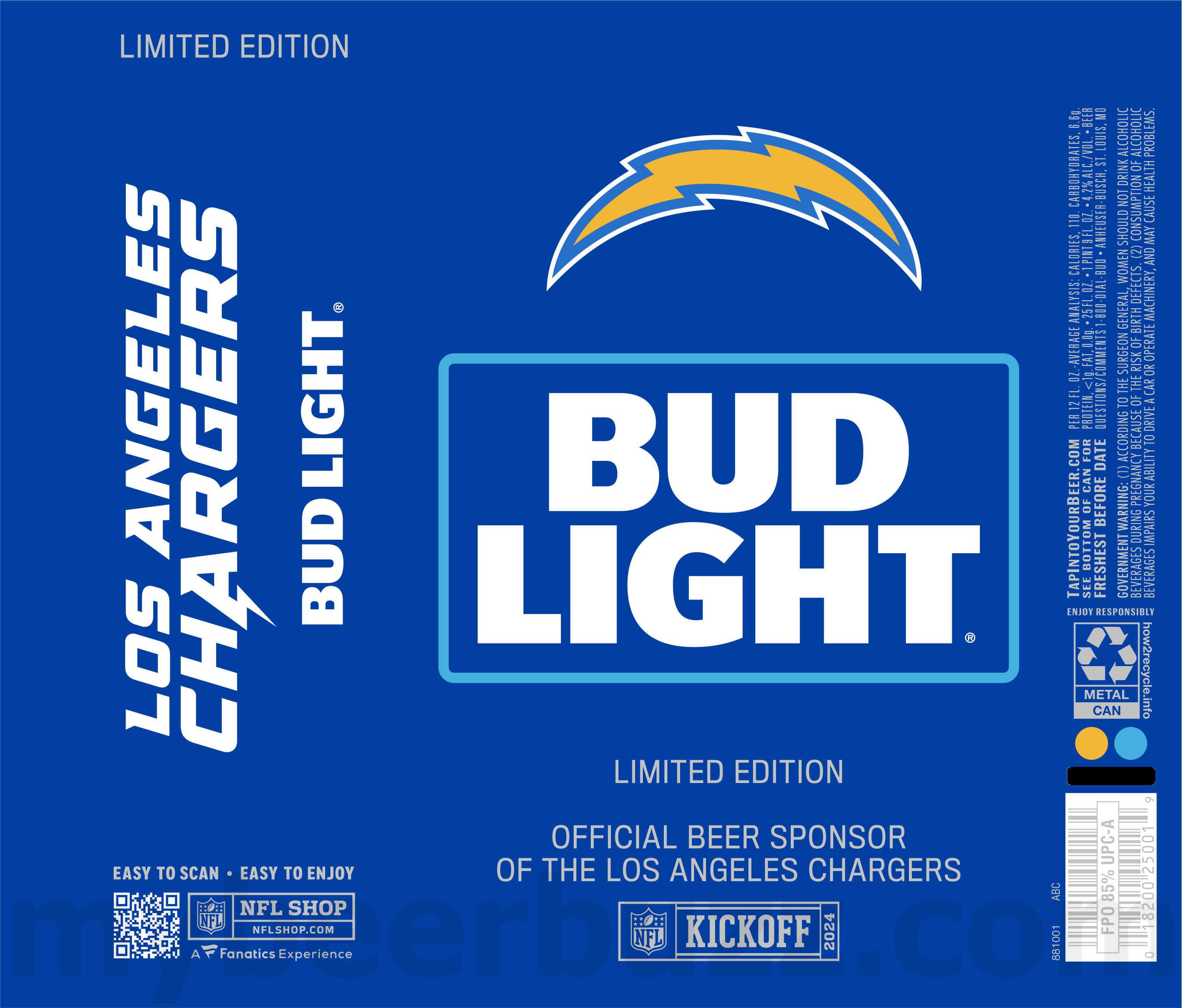 Bud Light Reveals 2024 NFL Kickoff Cans 78 apostMBB 1895