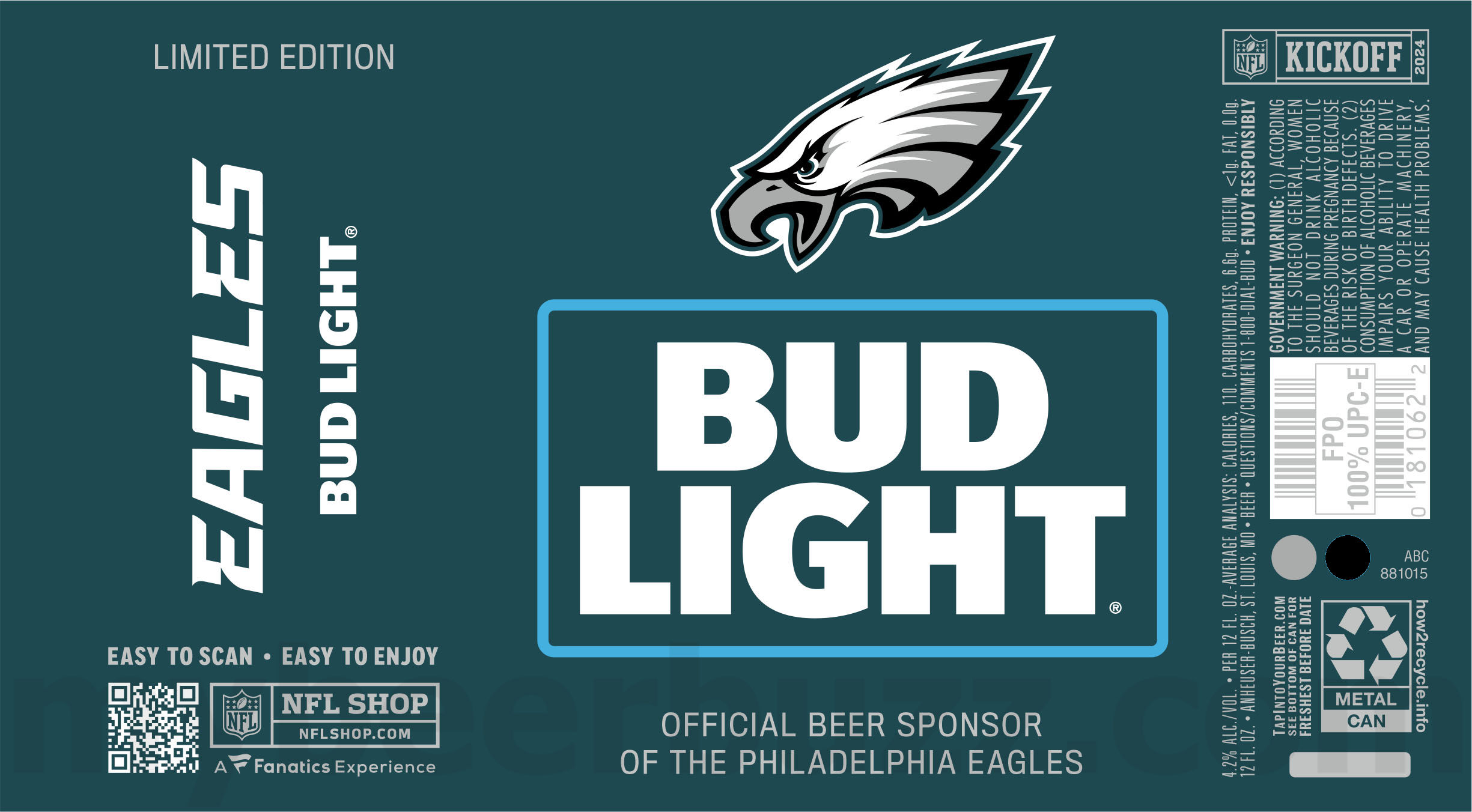 Bud Light Reveals 2024 NFL Kickoff Cans 85 apostMBB 1902