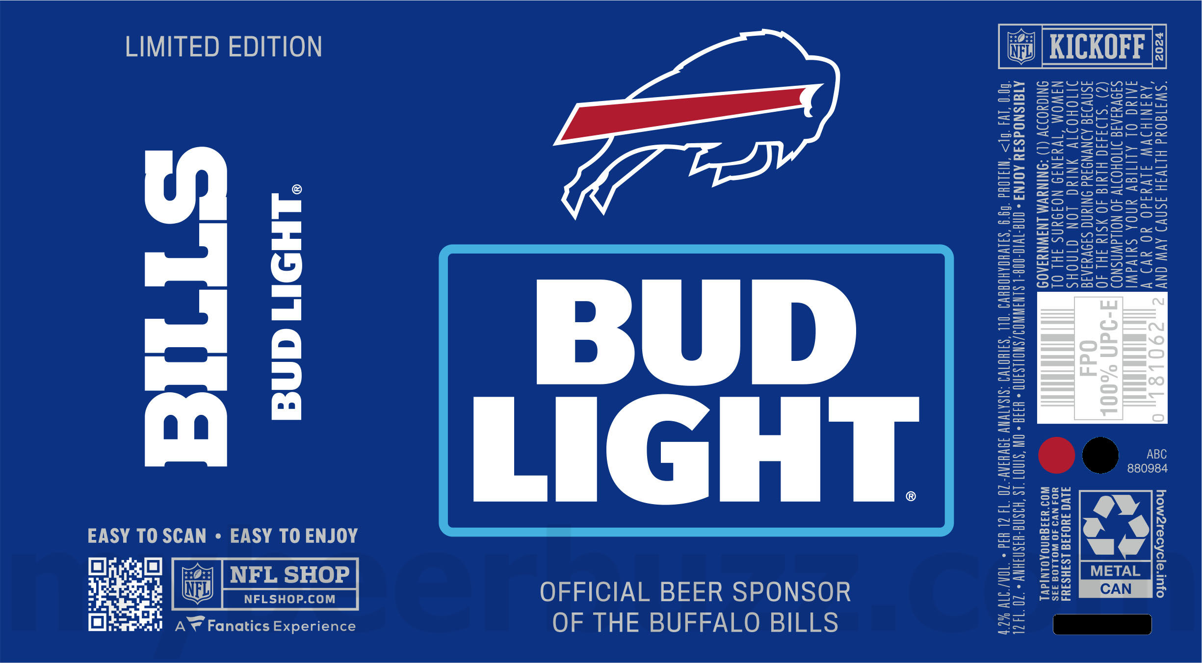 Bud Light Reveals 2024 NFL Kickoff Cans 91 apostMBB 1908
