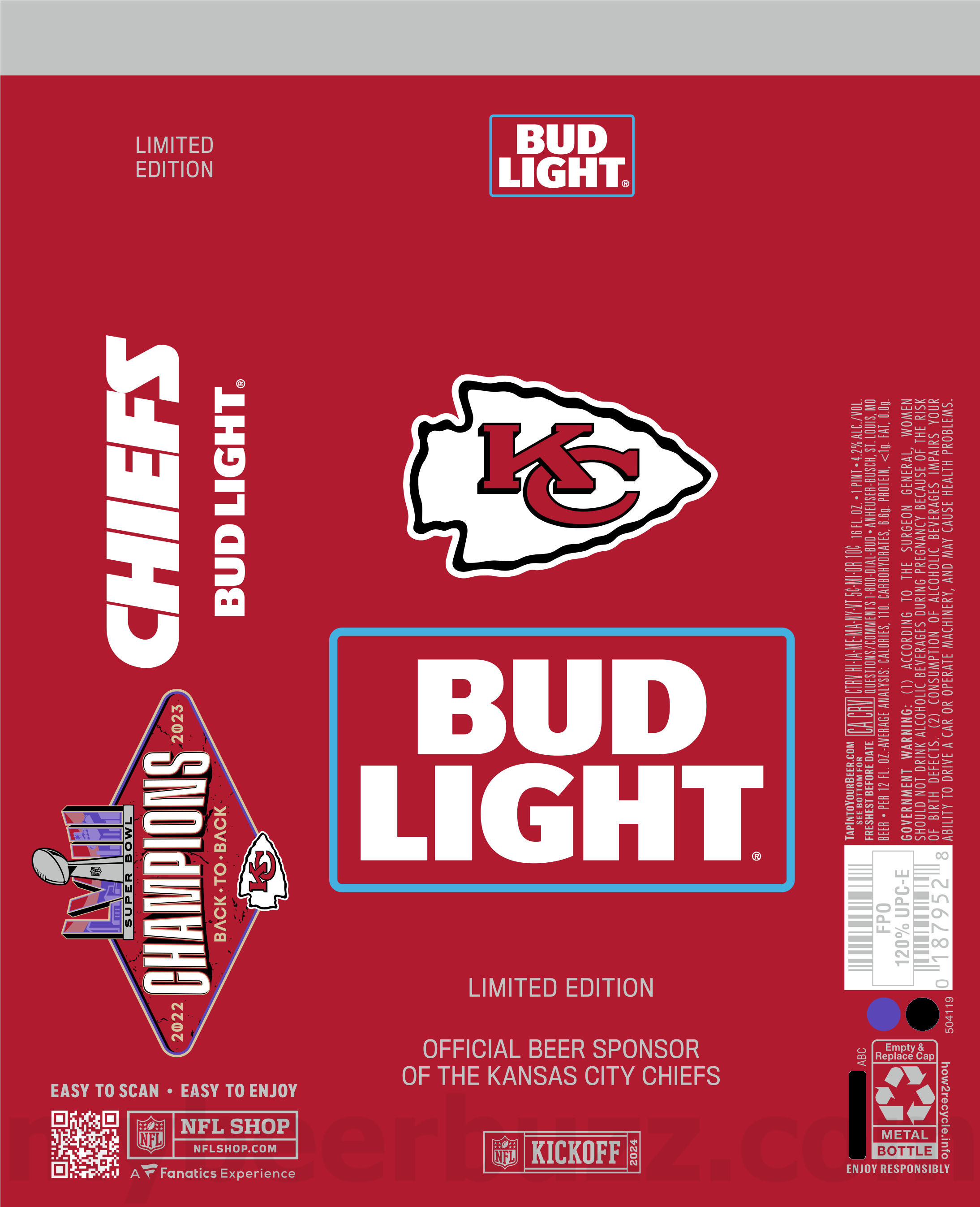 Bud Light Reveals 2024 NFL Kickoff Cans 95 apostMBB 1912