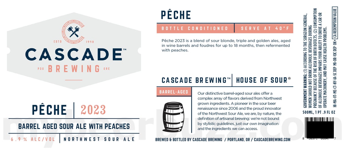 Cascade Brewing Adding Curious Carousel, The Vine: Sangiovese & Pêche Cascade Brewing Adding Curious Carousel, The Vine: Sangiovese & Pêche